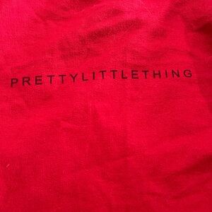 Size small crop sweater PrettyLittleThing Bold Red